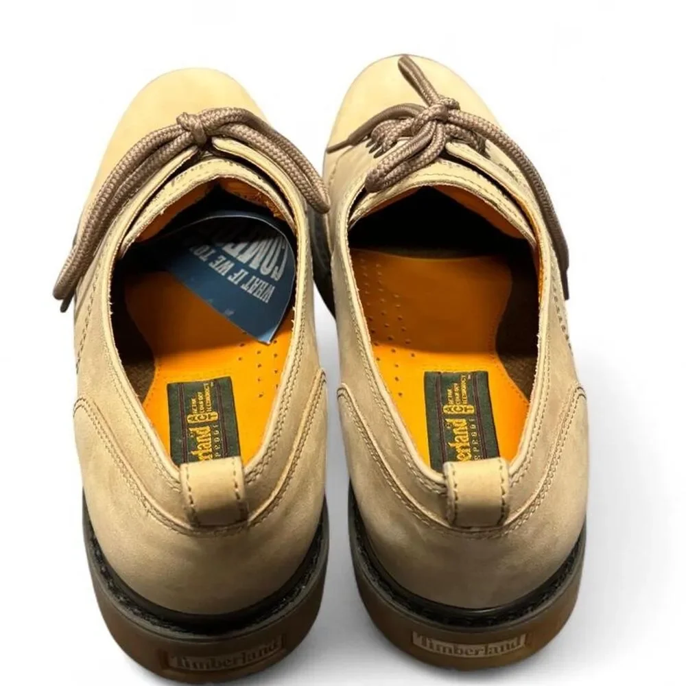 NEW Timberland Heritage Oxfords 11M Wheat Nubuck — New Without Box